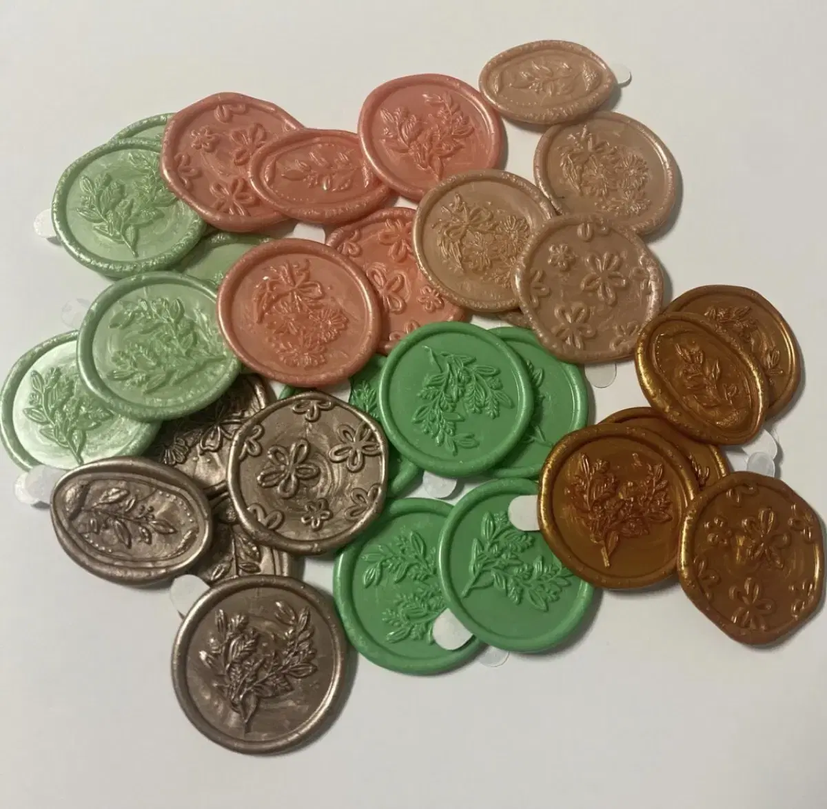 Sealing wax stamps and sealing wax stickers