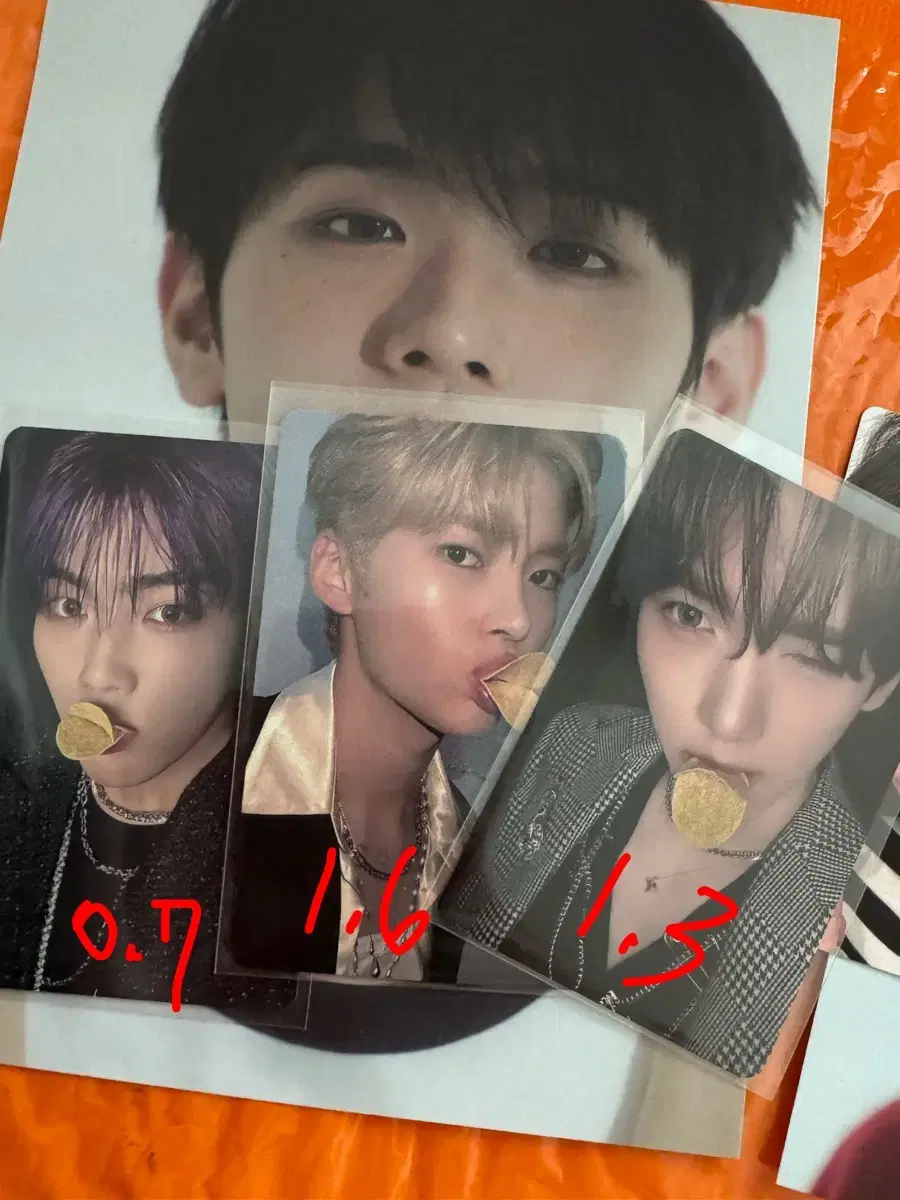 zb1 zerobaseone musicart potato chip duck ld photocard