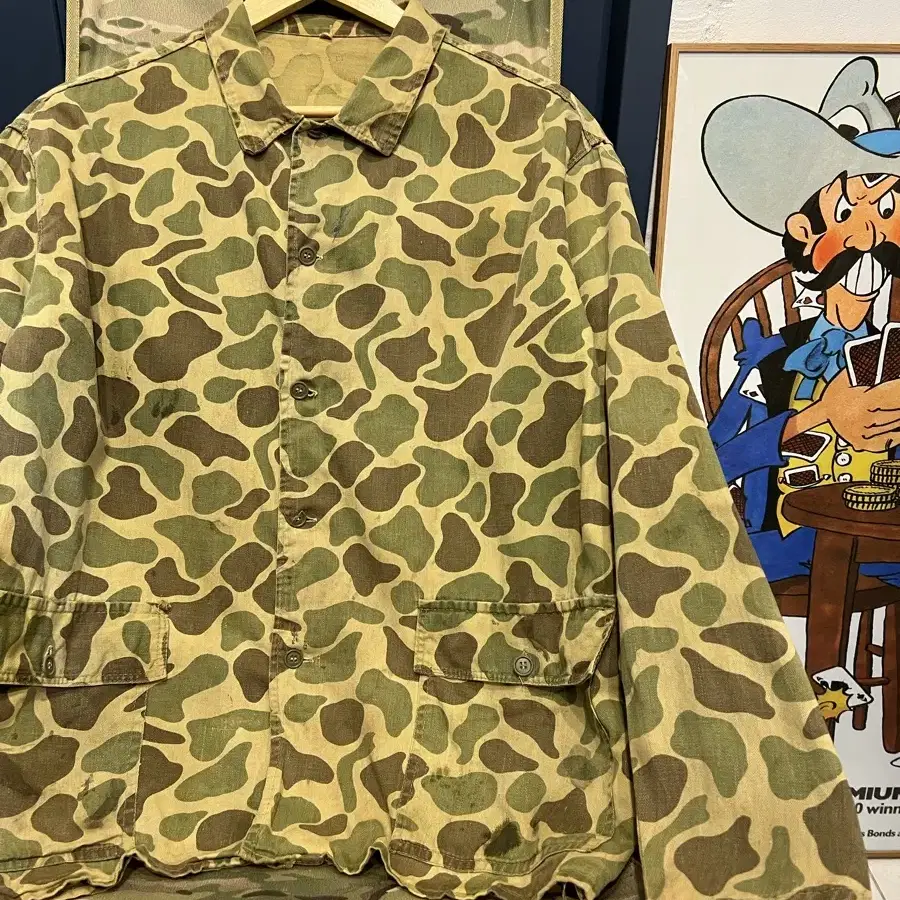 OLD VINTAGE DUCK CAMO 덕카모 워크자켓 헌팅자켓