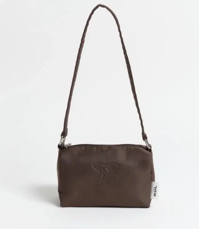 큘 embossed mini bag (brown)