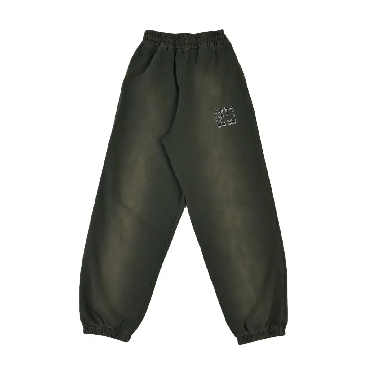 032C SPLICED soft jogger faded olive