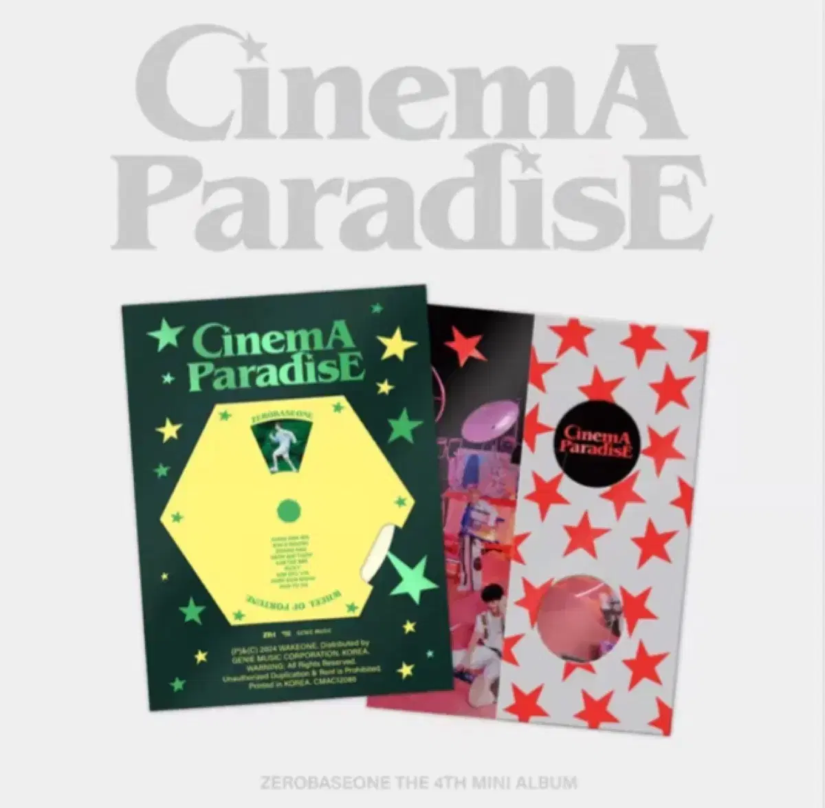 Zerobaseone Mini album Cinema Paradise 2-pack of 5