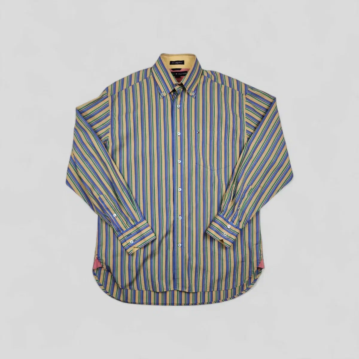 Tommy Hilfiger Vintage Y2K Striped Shirt Casual Southern M00175