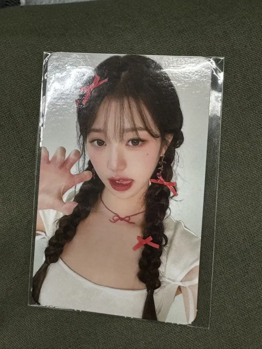 ive jang wonyoung amuse admission photocard