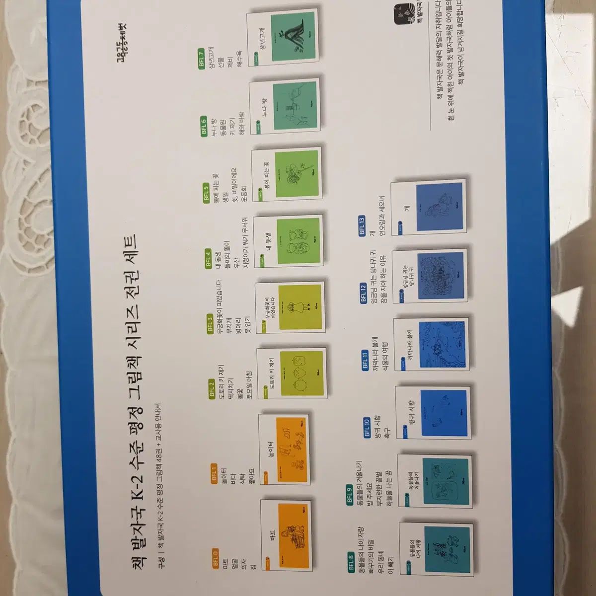 책 발자국 K-2 수준 평정 그림책 시리즈 전권 세트