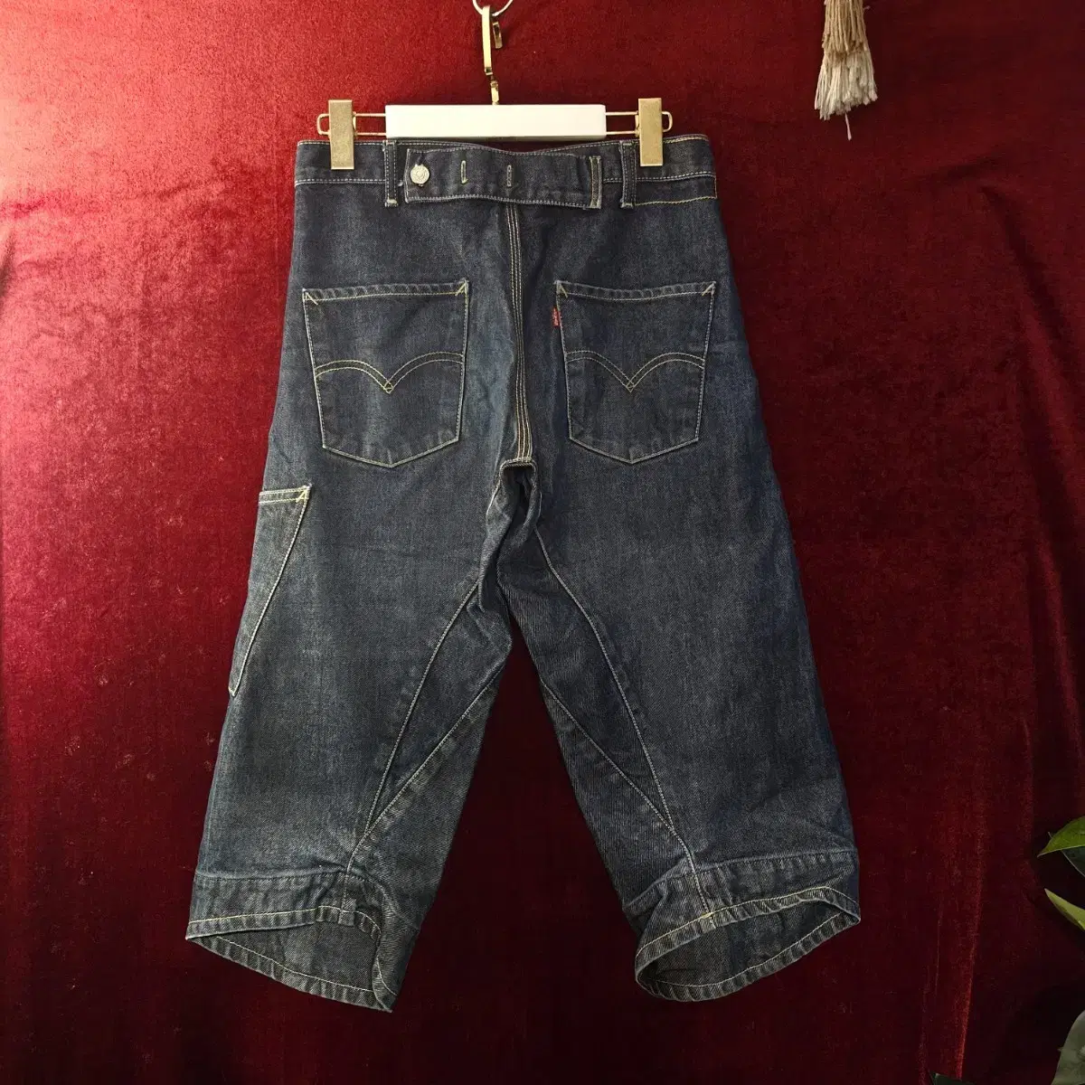 LEVI'S 90's 엔지니어드진 버뮤다 포켓 데님 팬츠 28size