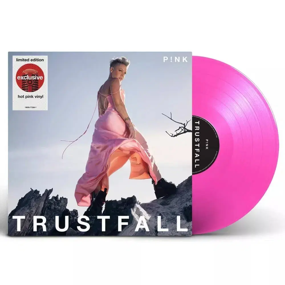 P!nk 핑크 Pink 9집 TRUSTFALL 핫핑크 리미티트에디션LP