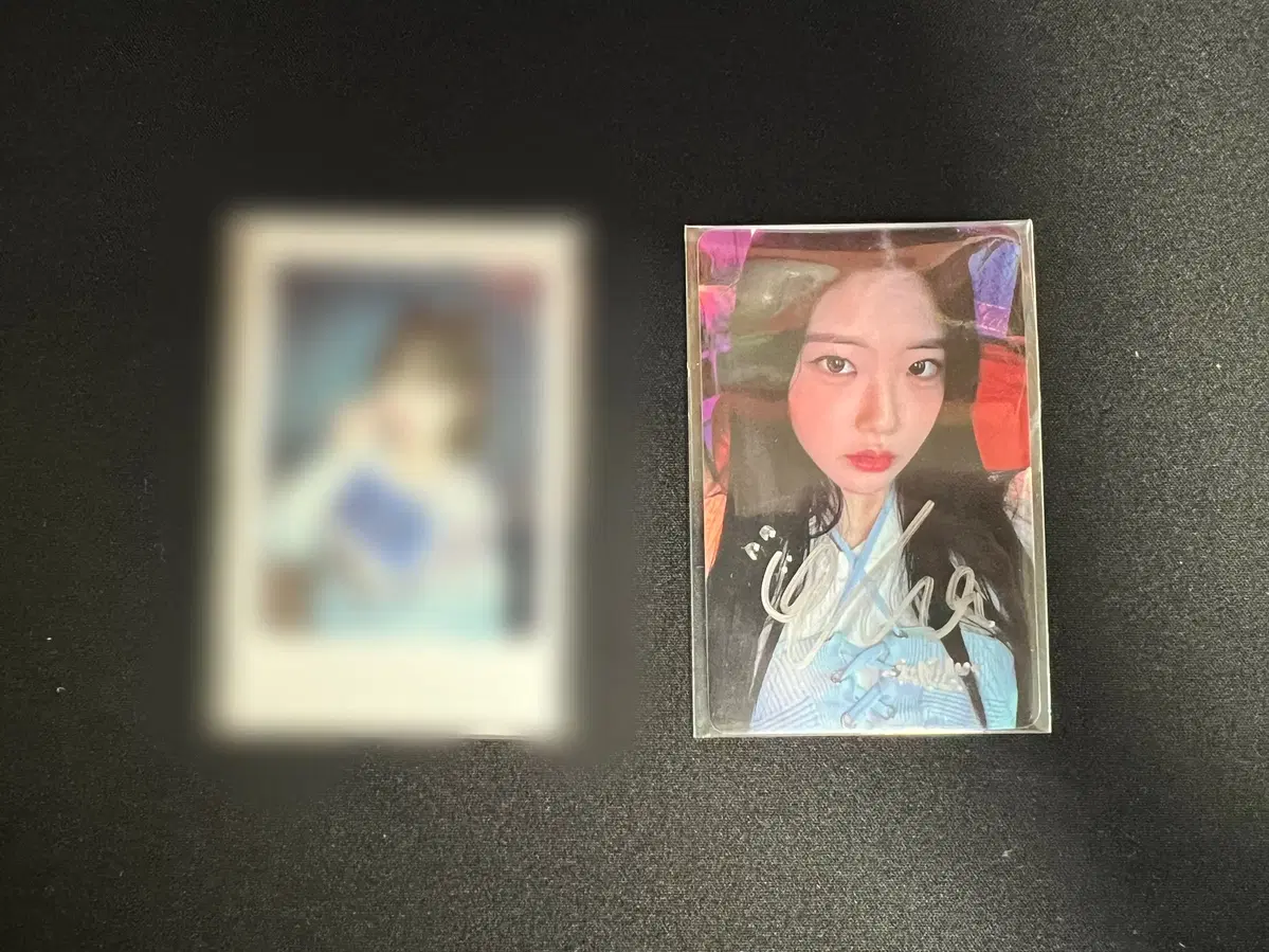 class:y hyeju ayukdae pola polaroid, chaewon sign photocard photocards wts