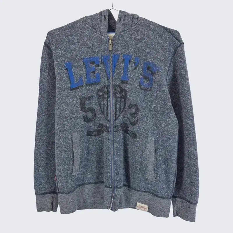 [Levi's] Cotton Printed Hoodie Zip-Up (Men 95) A25962