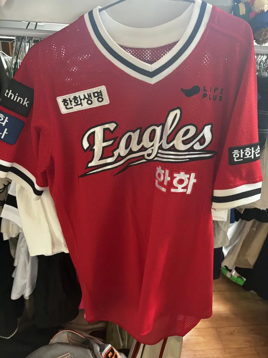 Hanwha Eagles jersey Old jersey Old jersey Moon Dong-joo marking