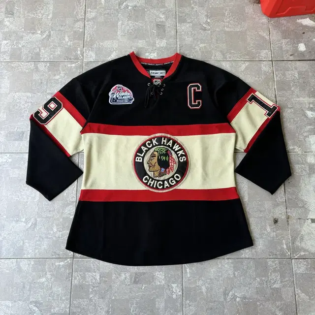 2009 CCM NHL 시카고 빈티지 하키져지 2XL