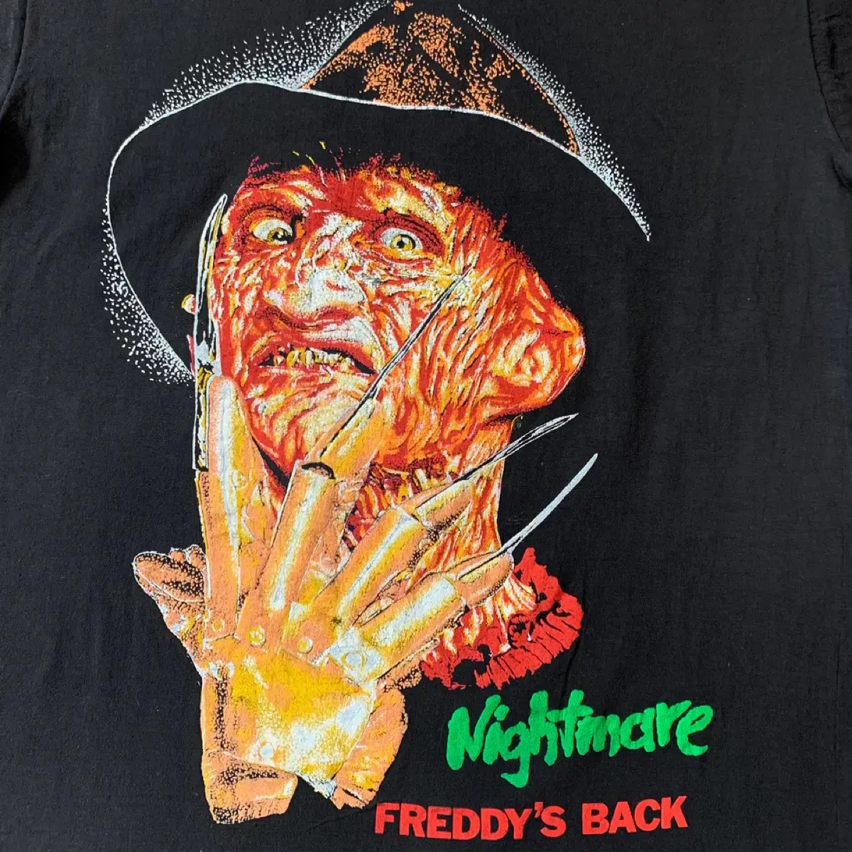 빈티지 80s Freddy Krueger 티셔츠