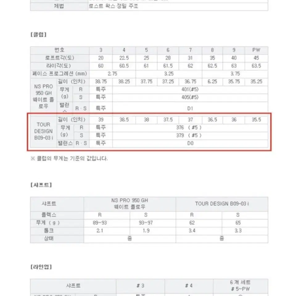 투어스테이지 X-BLADE GR P-1 카본R 6(5-P)아이언세트