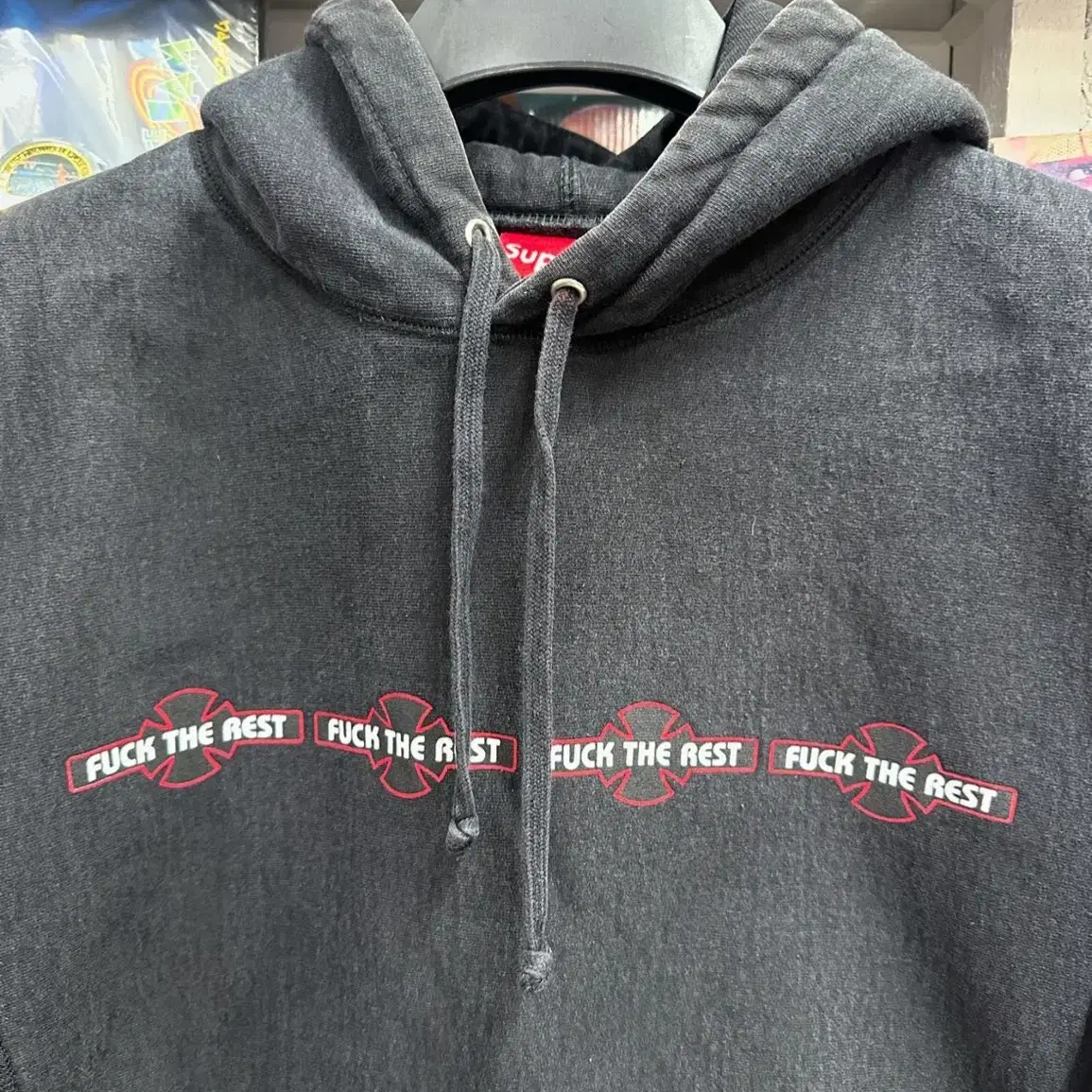 SUPREME X INDEPENDENT FUCK THE REST HOOD