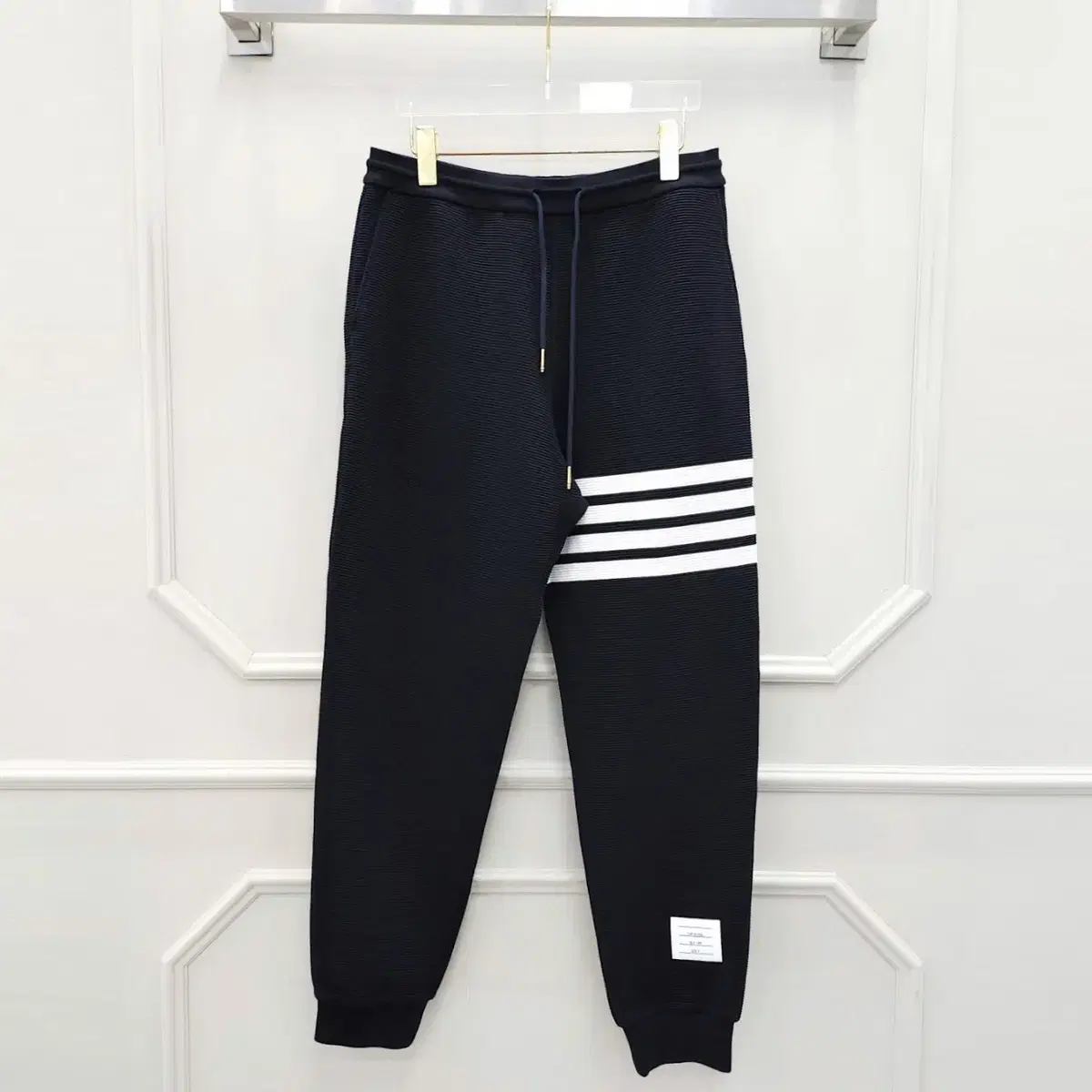 2 / Thom Browne Navy Diagonal Sweatpants