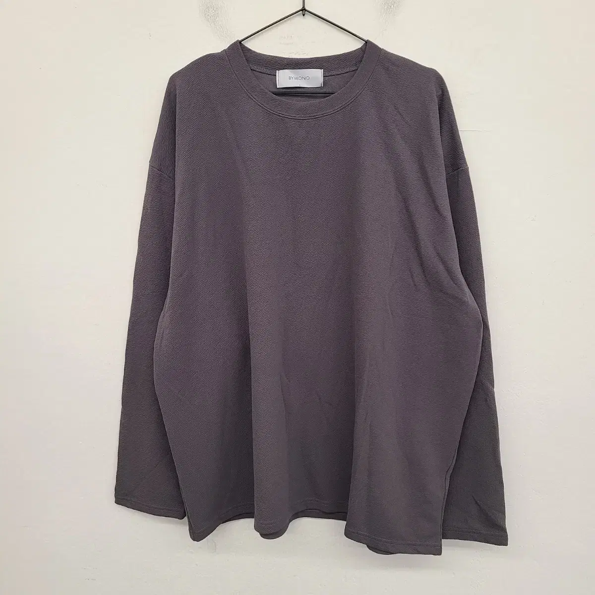 [115/3XL] Bimono Wrinkle-Free Span Long Sleeve Tee