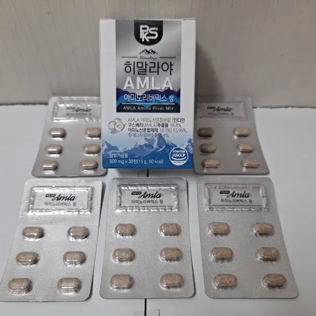 새상품/ 숙취해소제 / 히말라야 아미노리버믹스 정 /500mg X 30알