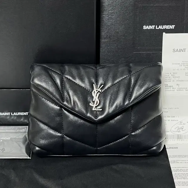 생로랑 YSL 모노그램 파우치