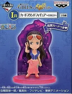 ONEPIECE Gacha Figures First Lottery Girls Collection I Prize Card Stand Nico Robin