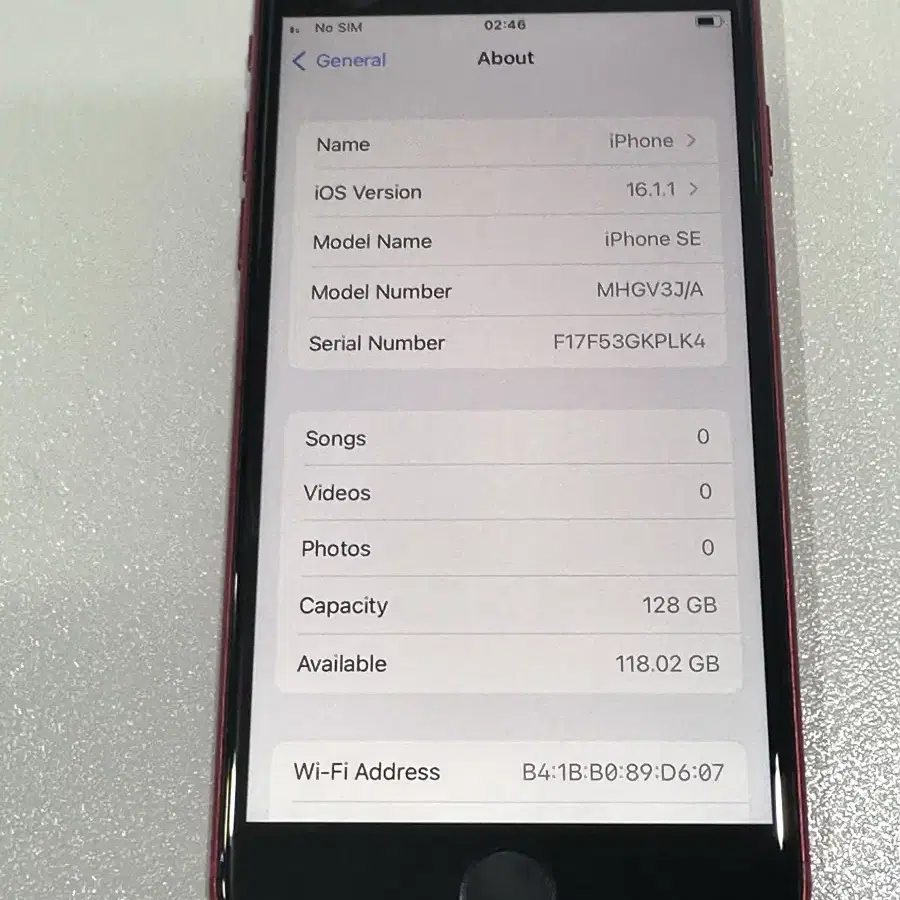 아이폰SE2 128GB 레드