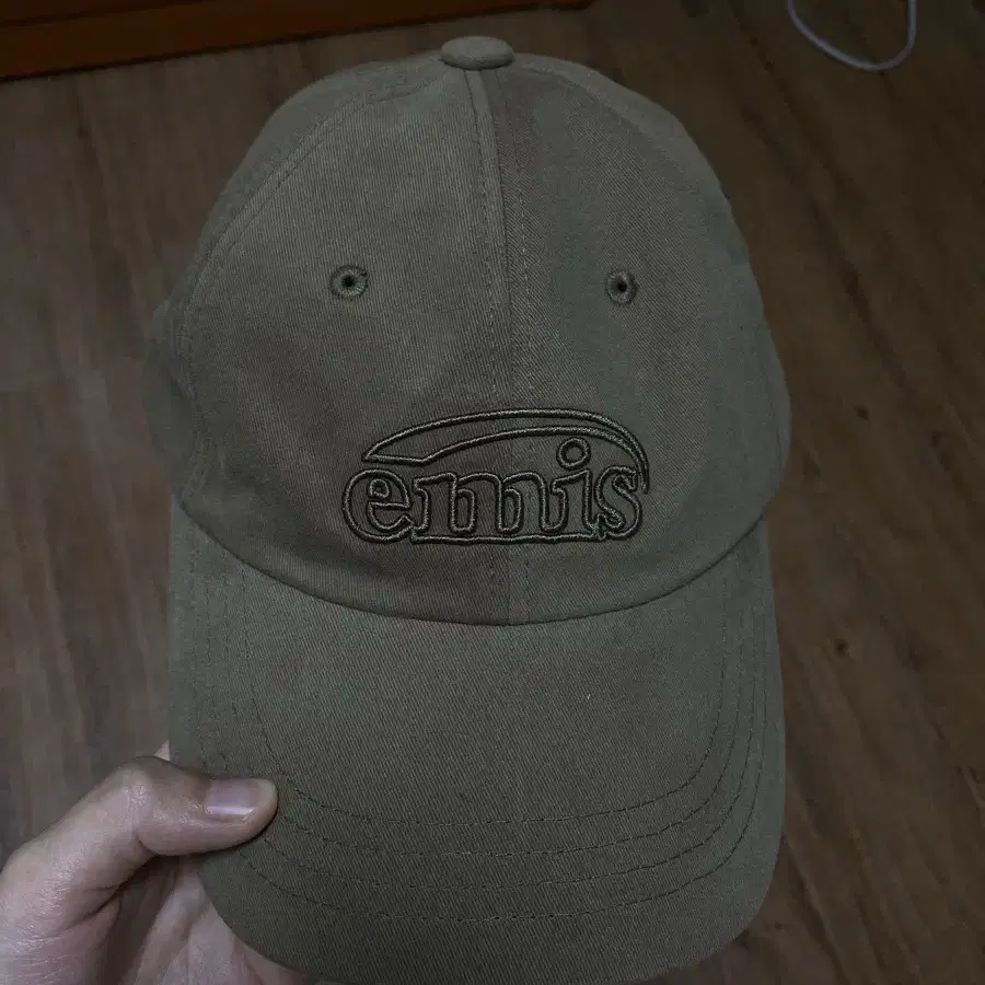 이미스 COTTON BRUSHED BALL CAP-BROWN