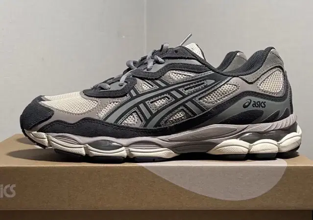 아식스 asics 젤 nyc  오트밀 옵시디언 그레이 270 새상품