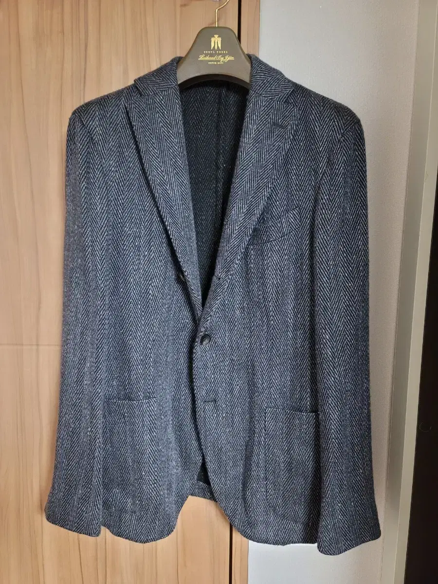 Bolioli Herringbone Pattern Wool Jacket 48 (100)