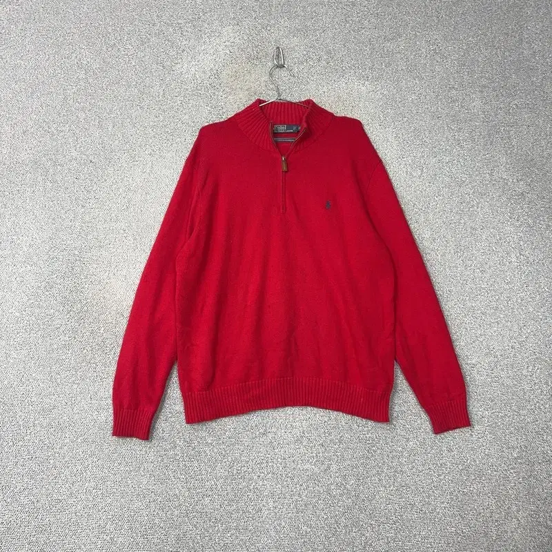 Polo Ralph Lauren Logo Red Vahn Cotton Knit XL