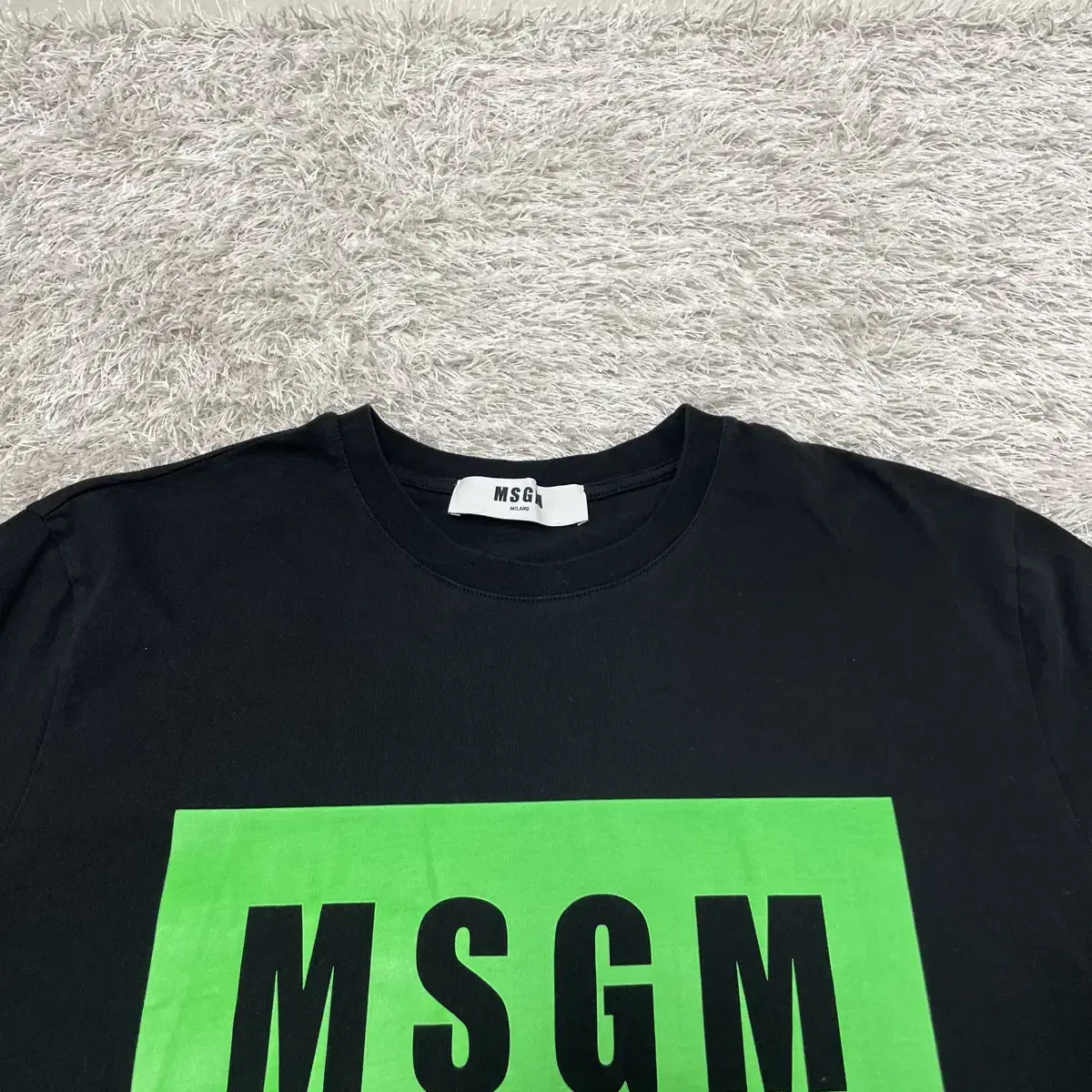 msgm 패치워크 반팔