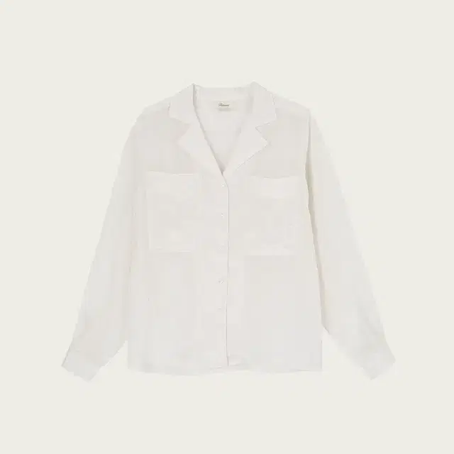 리본빗 Maze Pocket Blouse - Ivory