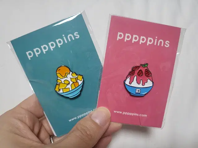 pppppins 빙수핀 2종 일괄