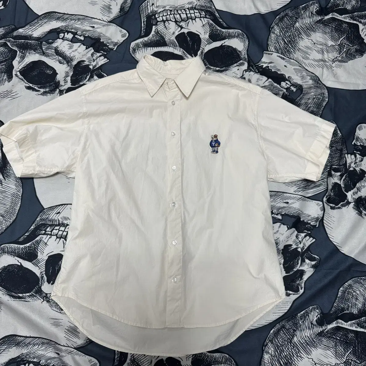 Yale Overfit Short Sleeve Shirt Size S