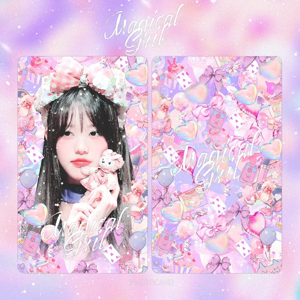 ive wonyoung magical unofficial goods photocard