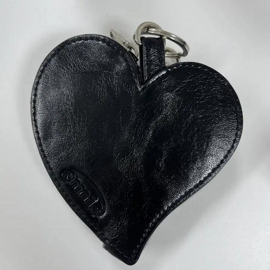 이미스 HEART COIN MIRROR PURSE-BLACK