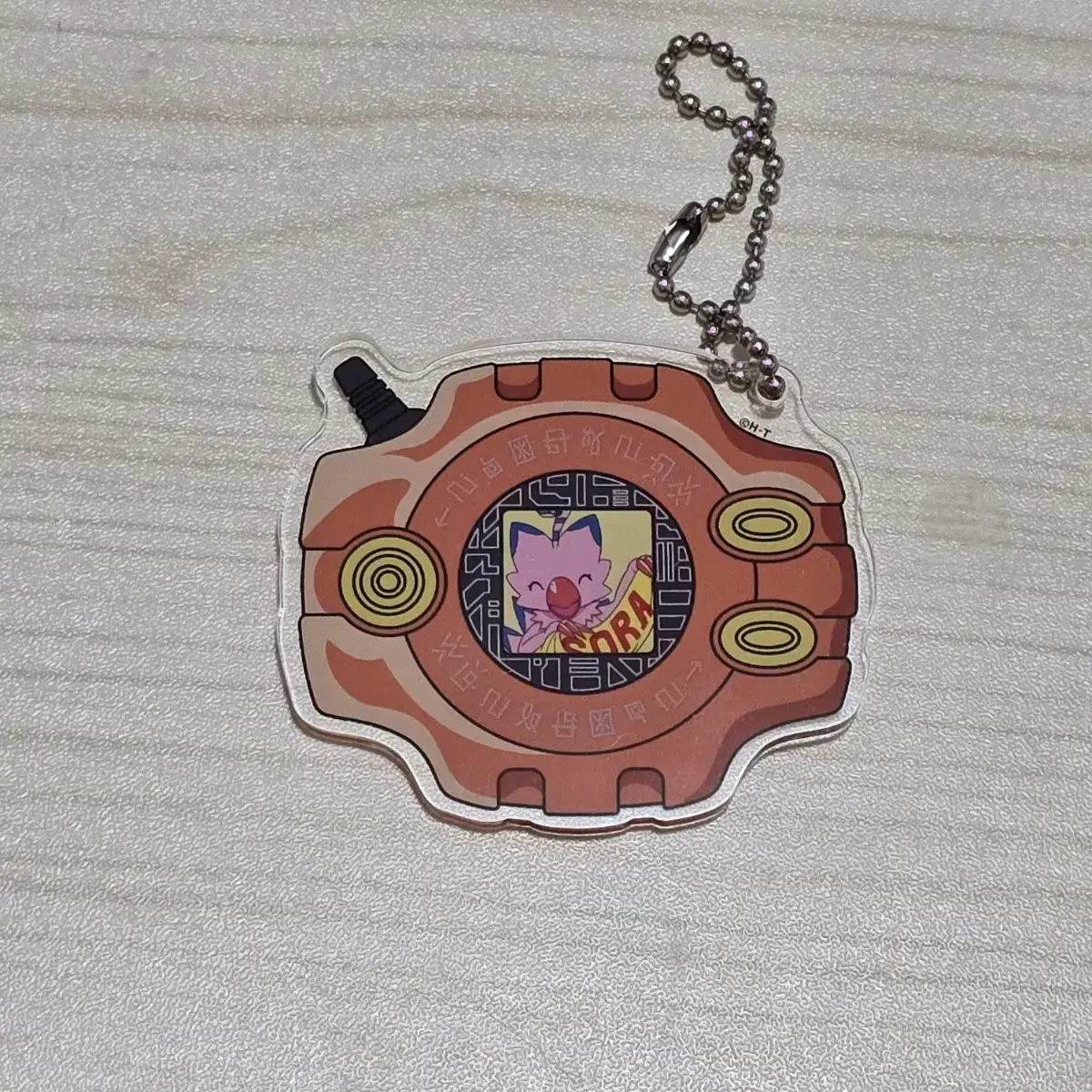 [Digimon] Iron Fiyomon of Karaoke acrylic keyring sells