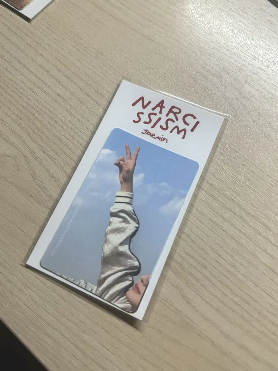 Narcissism card stickers renjun unsealed