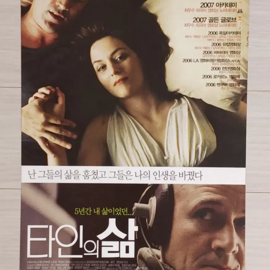 울리히뮈헤 제바스티안코흐 타인의삶(2007년)