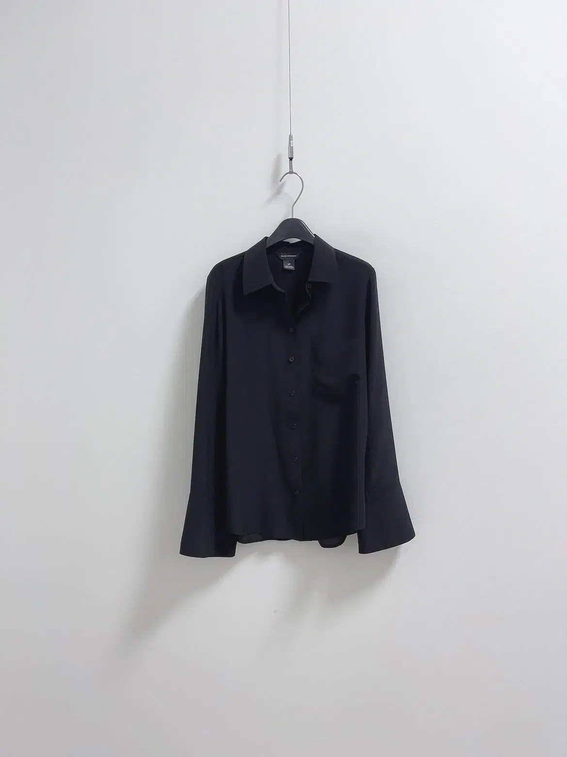 Club Monaco Black Silk Blouse