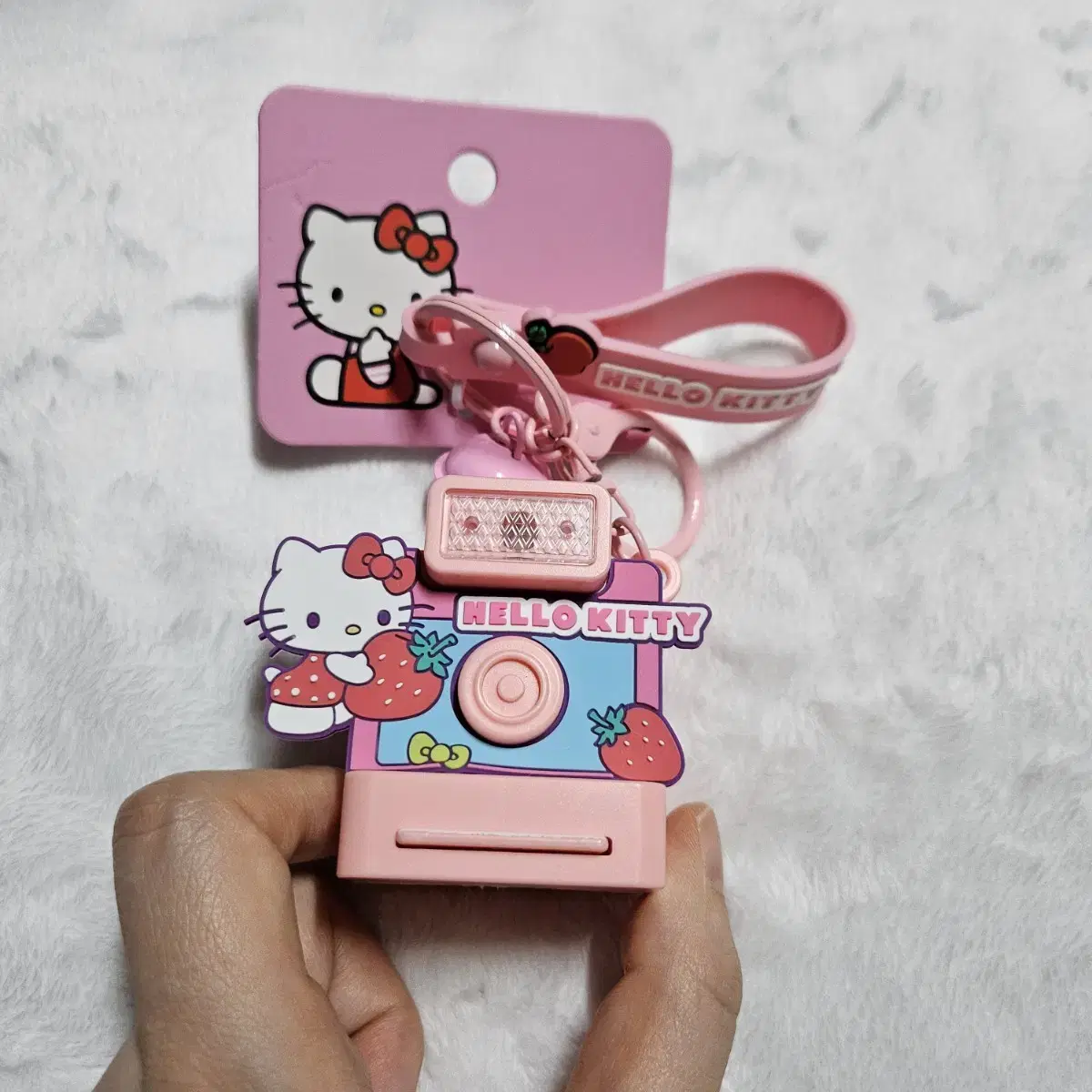 Sanrio Hello Kitty camera keyring