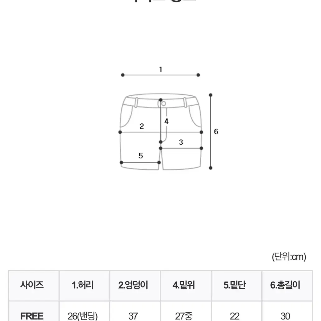 골지 숏팬츠