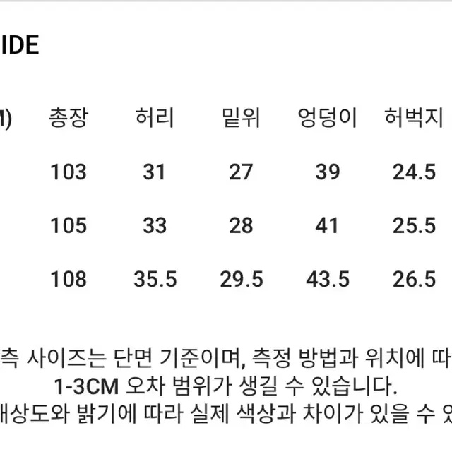 [새상품] 애즈온 마지팬츠 네이비 L (부츠컷 바지 쓰리타임즈 마땡킴)