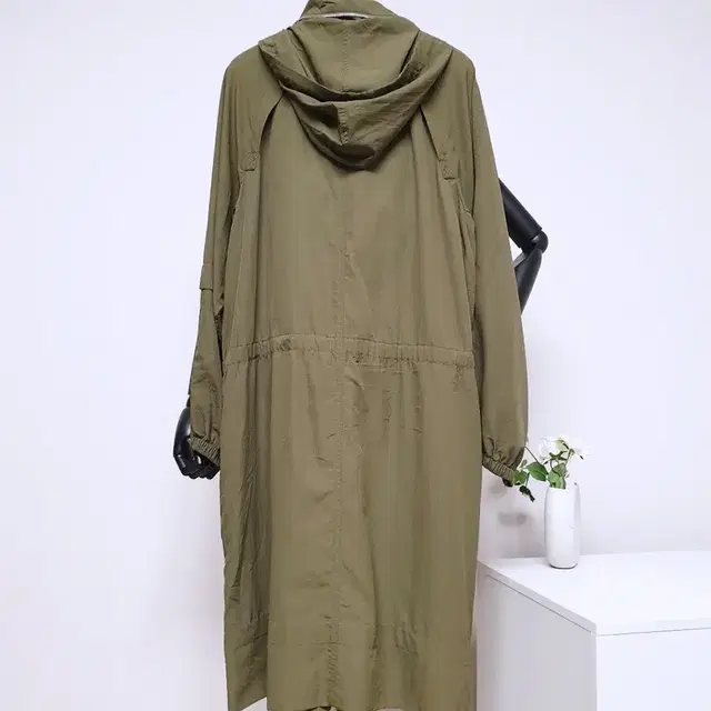 ZARA 자라 컬렉션 가벼운 롱 바람막이 야상 여55-66