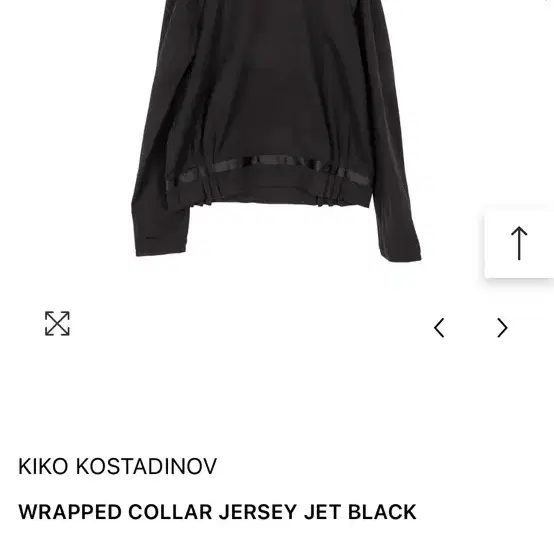 키코 KIKO KOSTADINOV WRAPPED COLLAR JET