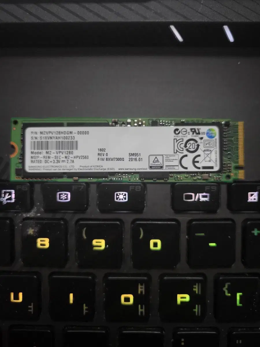 삼성 nvme 128GB SSD