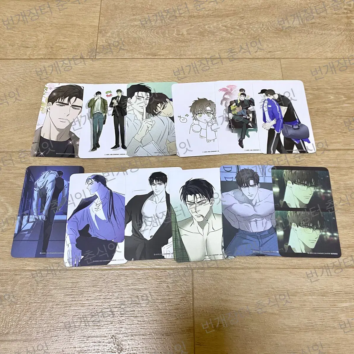 Mofun Green Jeonsang Mongri photocard 1 set of 12 photo cards