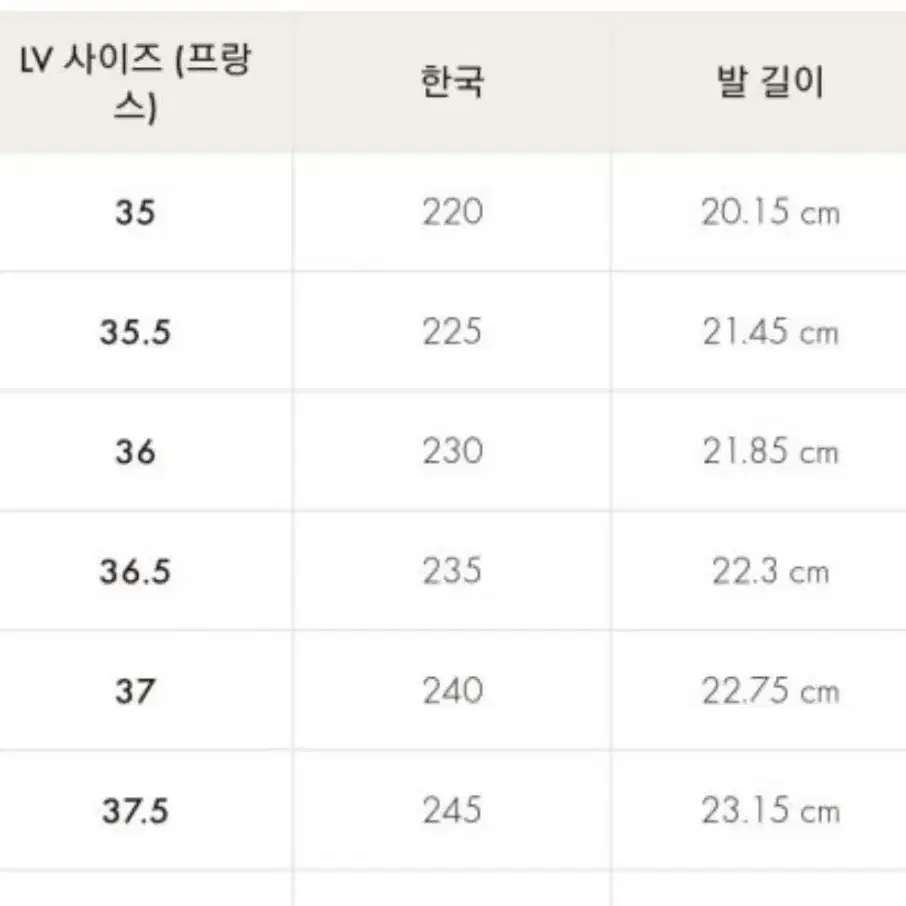 루이비통 컴포트뮬37.5