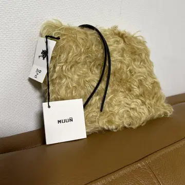[새상품] MUUN 무운 무늬 퍼 파우치 지퍼 파우치