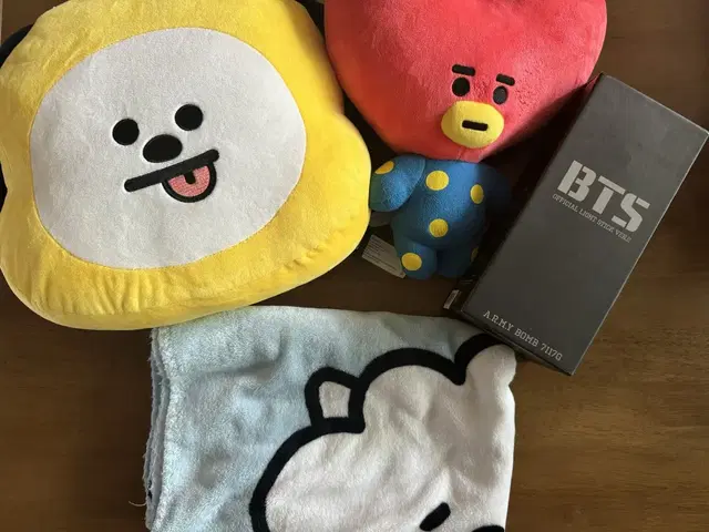 bt21 쿠션,인형, 담요, 응원봉