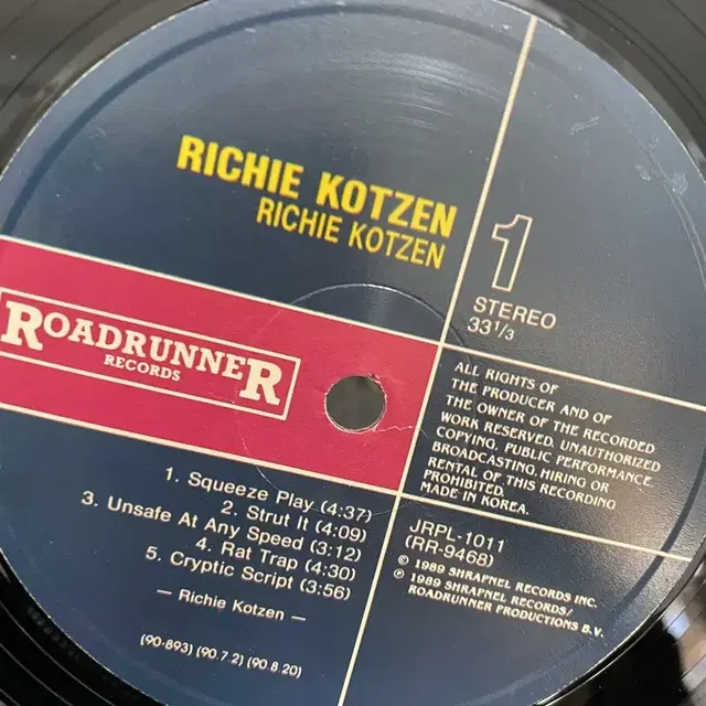 RICHIE KOTZEN LP / AA3032