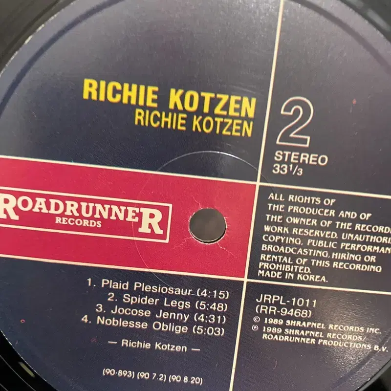 RICHIE KOTZEN LP / AA3032